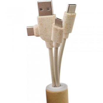 Charging cable, keyring