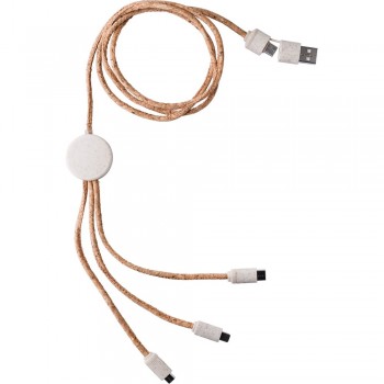 Cork charging cable