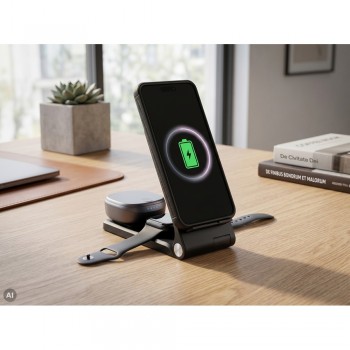 Wireless charger 15W Exclusive Collection, 3 in 1, phone stand | Zita