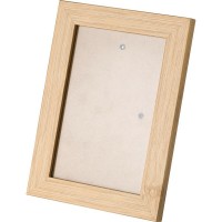 Bamboo photo frame 15 x 10 cm, brown