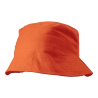 Kokvilnas saules cepure, oranžā krāsā
