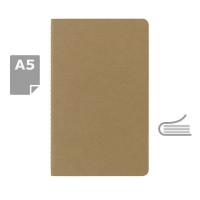 MOLESKINE Cahier Journal large A5 plain, natural