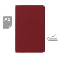 MOLESKINE Cahier Journal large A5 plain, red