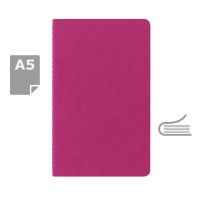 MOLESKINE Cahier Journal large A5 plain, fuchsia
