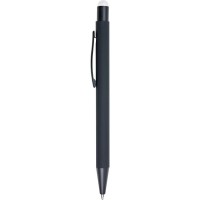 Ball pen, touch pen with rubber finishing, the surface colour after engraving matches the rubber tip colour AIV1907-02