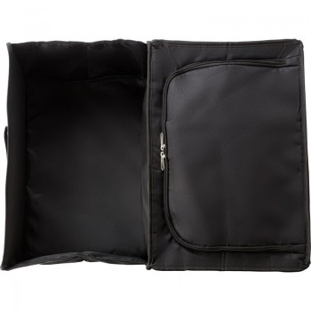 Foldable car organizer, cooler compartment