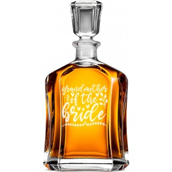 Moderna Viskija Karafe ar Uzrakstu - 