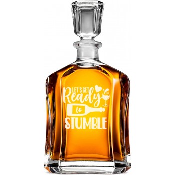 Tekilas Dekanteris ar Uzrakstu - 