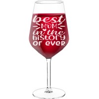 With Engraved Text - "Best Mom In The History Of Ever-2", Gift for Woman, Size 530ml