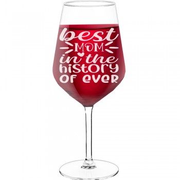 With Engraved Text - "Best Mom In The History Of Ever-2", Gift for Woman, Size 530ml