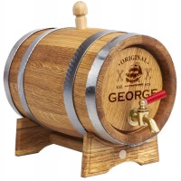 AIGAT personalizētas mazas ozolkoka mucas viskija izturēšanai, ar gravējumu pēc pasūtījuma alum, skotu, burbonam vai vīnam, 3 litru izmērs.