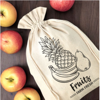 Bag like linen 30 x 40 cm with printing - fruits Bag like linen 30 x 40 cm with printing - fruits