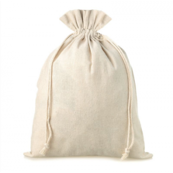 Natural pure linen bag 45 x 60 cm