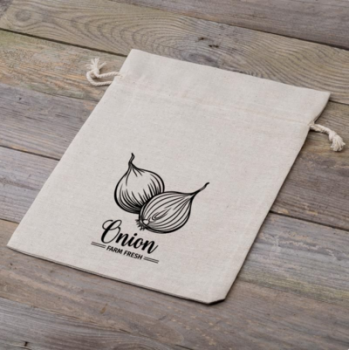 Bag like linen with printing 30 x 40 cm - for onion Bag like linen with printing 30 x 40 cm - for onion