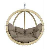 Hanging chair GLOBO CHAIR, Taupe