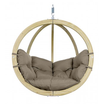 Hanging chair GLOBO CHAIR, Taupe