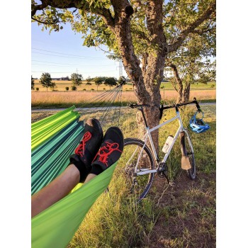 Travel hammock SILK TRAVELLER, Forest