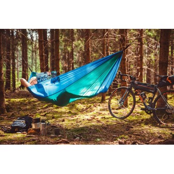Travel hammock ADVENTURE HAMMOCK, Ice Blue