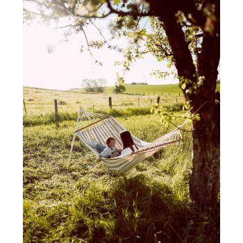 Spreader bar hammock BRASILIA, Cappuccino