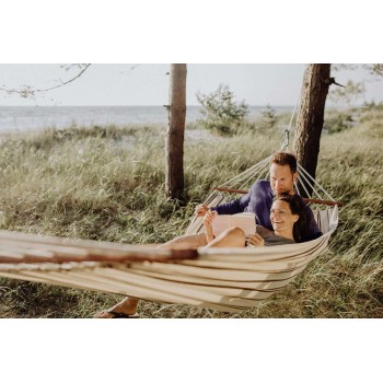 Spreader bar hammock BRASILIA, Cappuccino