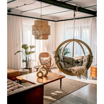 Hanging chair GLOBO CHAIR, Taupe