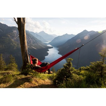 Travel hammock SILK TRAVELLER XL, Chili (400 g.) Travel hammock SILK TRAVELLER XL, Chili (400 g.)