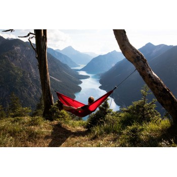 Travel hammock SILK TRAVELLER XL, Chili (400 g.) Travel hammock SILK TRAVELLER XL, Chili (400 g.)