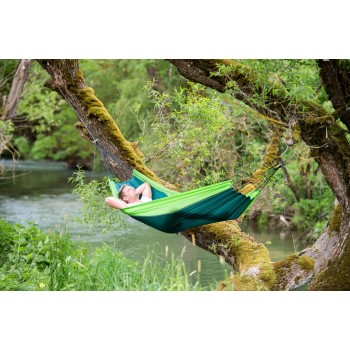 Travel hammock SILK TRAVELLER, Forest