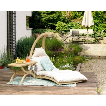 Hanging lounger SWING LOUNGER, Creme, Amazonas