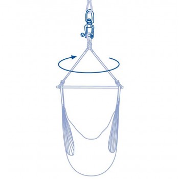 Swivel for hanging chairs, Amazonas
