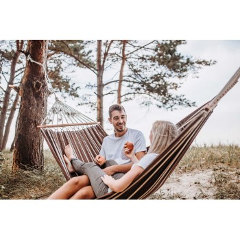 Spreader bar hammock BRASILIA, Mocca