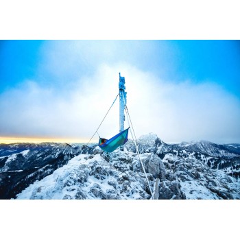Travel hammock ADVENTURE HAMMOCK, Ice Blue