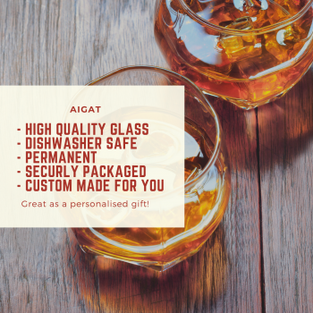 60Th Birthday Gift For Men Fathers Day Whiskey Glass 270ml With Engraved Text : 60Th Birthday Gift For Men Fathers Day Whiskey Glass 270ml With Engraved Text :