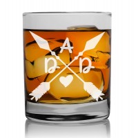 Gift For Men In 50S Personalised Glass For Men 270ml With Engraved Text : "Dad"