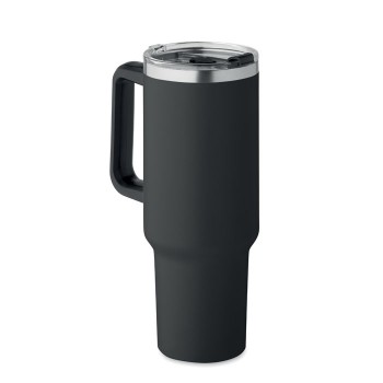 SUMA 1200 ml double wall tumbler 1200 ml double wall tumbler with straw in recycled stainless steel