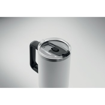 SUMA 1200 ml double wall tumbler 1200 ml double wall tumbler with straw in recycled stainless steel