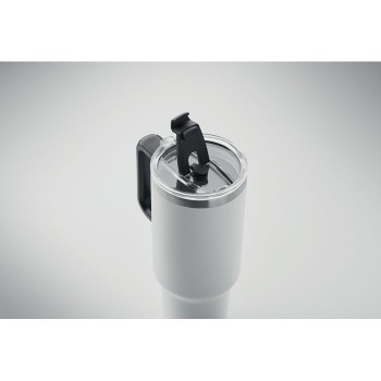 SUMA 1200 ml double wall tumbler 1200 ml double wall tumbler with straw in recycled stainless steel