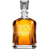 Tekilas Dekanteris ar Uzrakstu - "Grandma Of The Groom" ,Dāvanas Ideja, Izmērs 700Ml Tekilas Dekanteris ar Uzrakstu - "Grandma Of The Groom" ,Dāvanas Ideja, Izmērs 700Ml