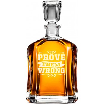 Degvīna Dekanteris ar Uzrakstu - 