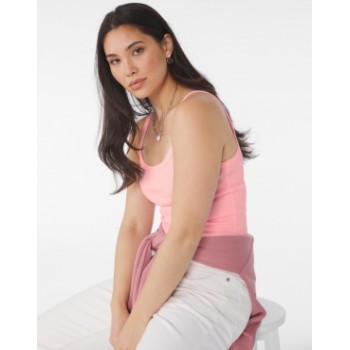 Women's Micro Rib Spaghetti Strap Tank