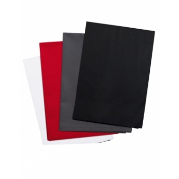 Unicoloured dish and cleaning cloth (10-pack)