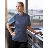 Short-Sleeve Ladies' Chef Jacket Modern-Look