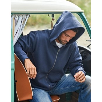 Pilsētas jaka ar kapuci un rāvējslēdzēju