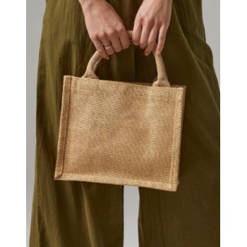 Shimmer Jute Mini Gift Bag