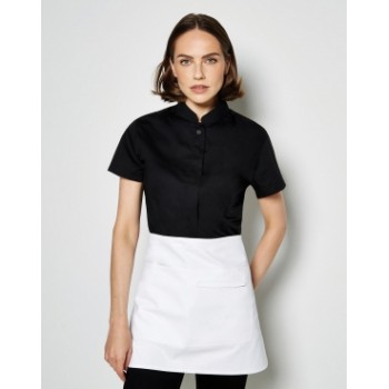 Women's Tailored Fit Mandarin Collar SSL