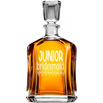 Moderna Burbona Karafe ar Uzrakstu - 