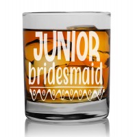 40. Dzimšanas Dienas Dāvana Vīriešiem  ar Gravējumu - "Junior Bridesmaid" ,Viskija glāze 270ml
