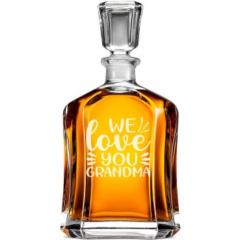 Hermētiska Burbona Karafe ar Uzrakstu - 