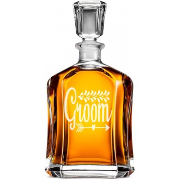 Burbona Dekanteris ar Uzrakstu - 