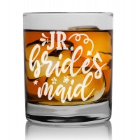 60. Dzimšanas Dienas Dāvana Vīriešiem  ar Gravējumu - "Jr Brides Maid" ,Stikla glāze viskijam 270ml